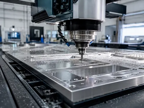CNC aluminum router cutting in San Antonio, Texas