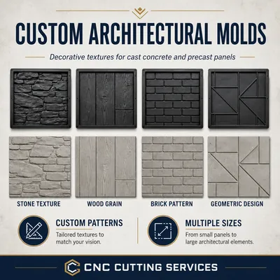 Custom architectural concrete molds shipped across the USA