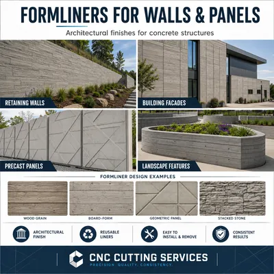 Custom concrete formliners for nationwide customers